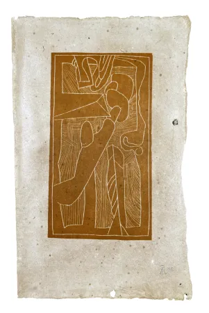 Houtsnede Müller - FUNGHI (ESQUISSE XX)