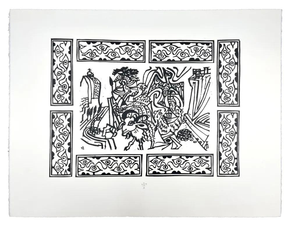 Houtsnede Müller - KATEIKA