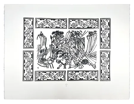 Houtsnede Müller - KATEIKA