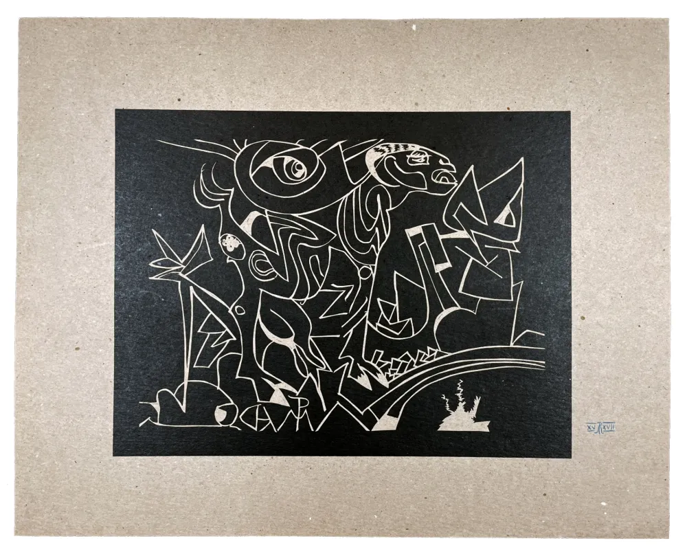 Houtsnede Müller - KATSIKA