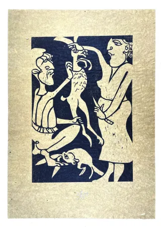 Houtsnede Müller - LAGOS