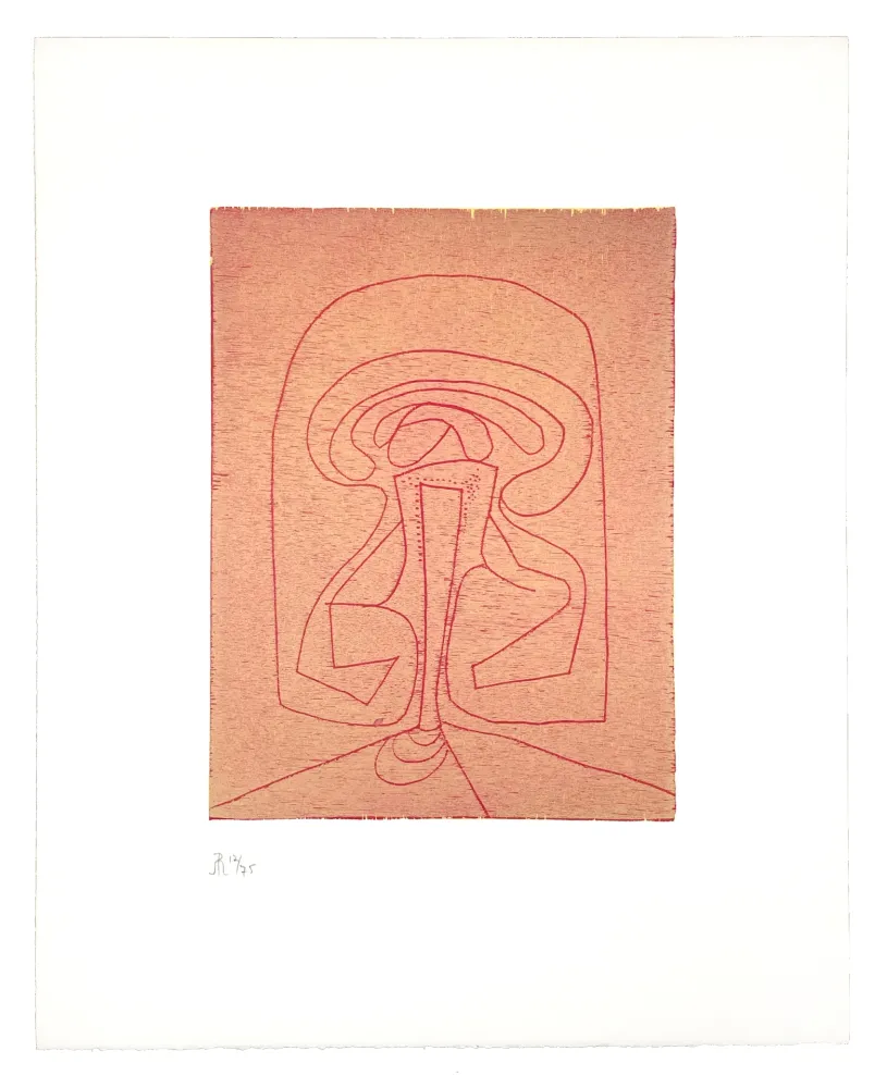 Houtsnede Müller - LIGNES MALIGNES - ÉCUSSON