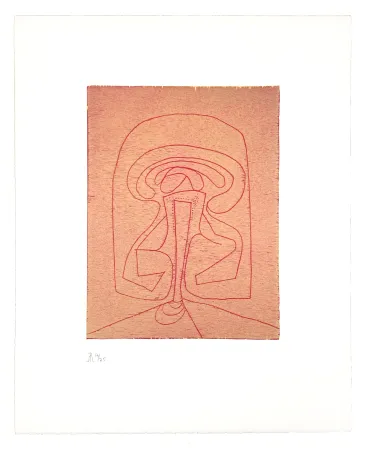 Houtsnede Müller - LIGNES MALIGNES - ÉCUSSON