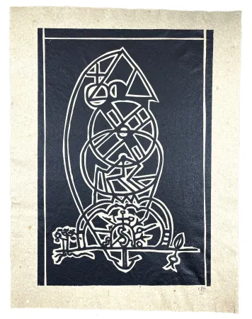 Houtsnede Müller - MILOS (a)