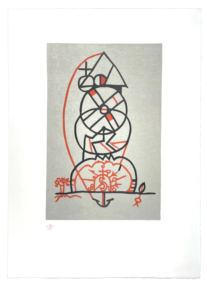 Houtsnede Müller - MILOS (b)