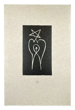 Houtsnede Müller - N&E XIII