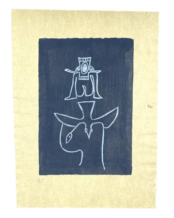 Houtsnede Müller - OISELEUR I