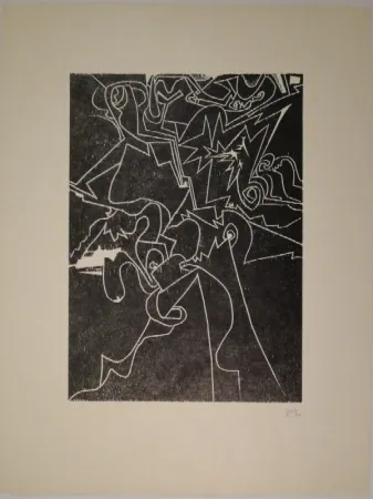 Houtsnede Müller - Sans titre (Saint-Gall)