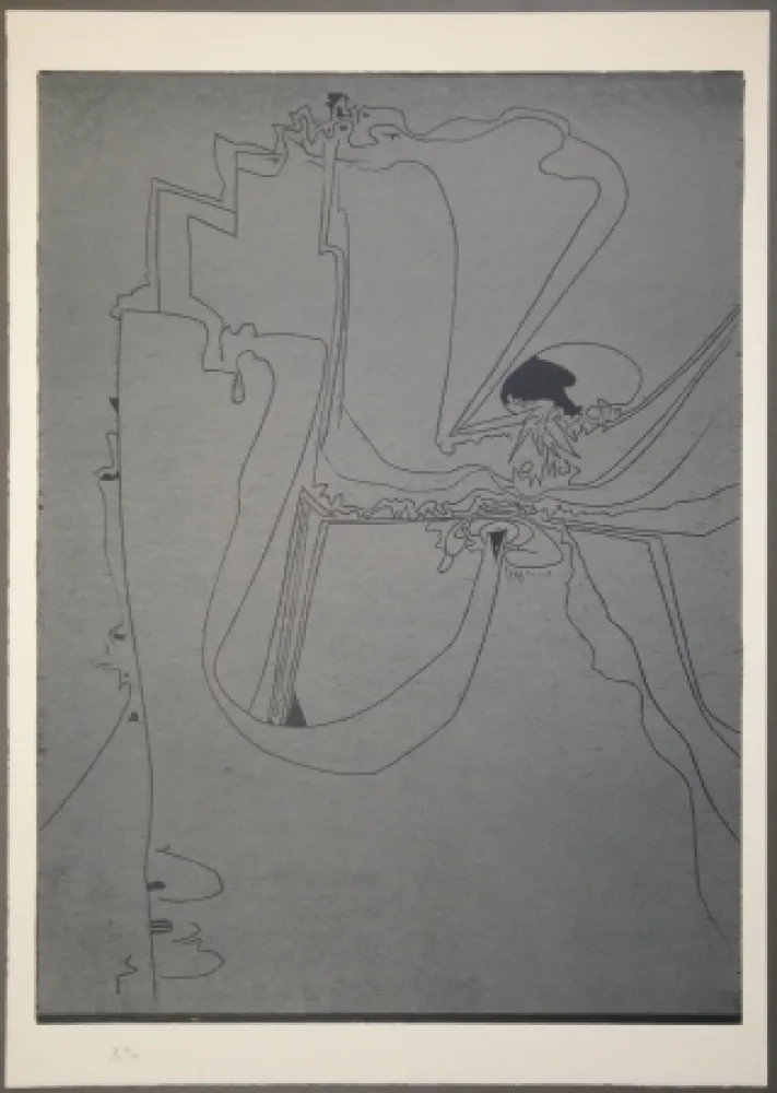 Houtsnede Müller - Un dito