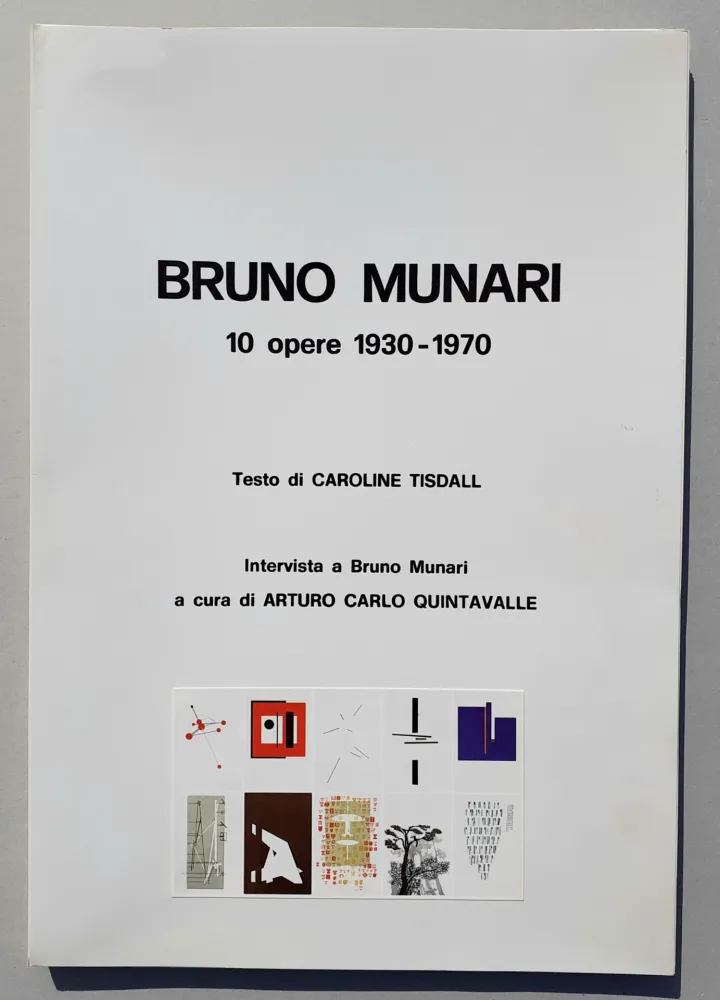 Zeefdruk Munari - 10 opere 1930-70
