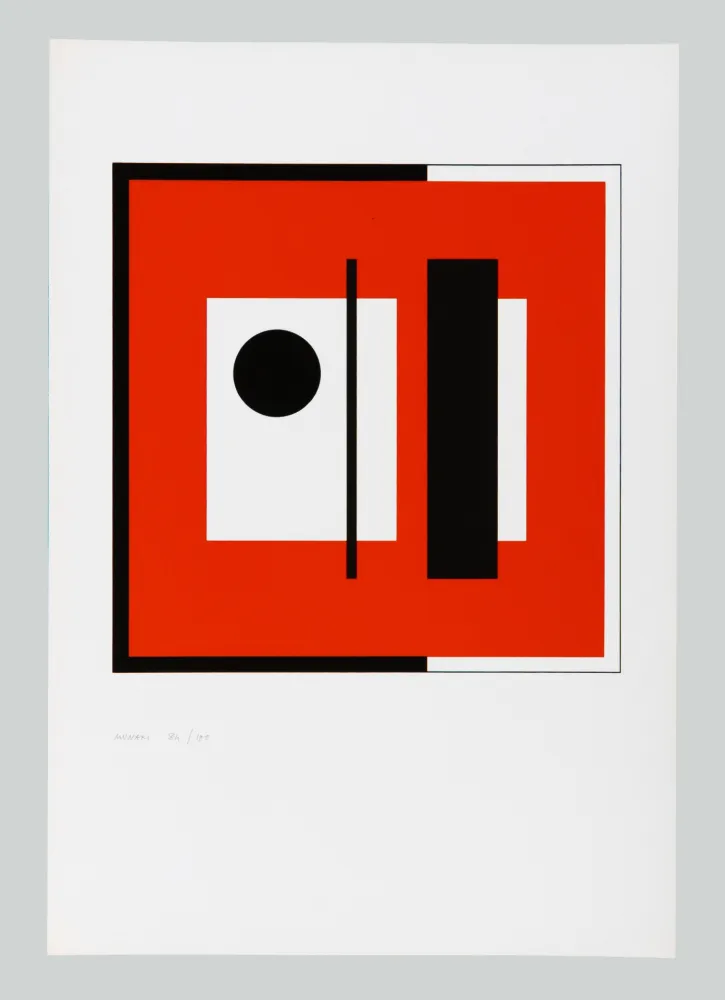 Zeefdruk Munari - Anche la cornice