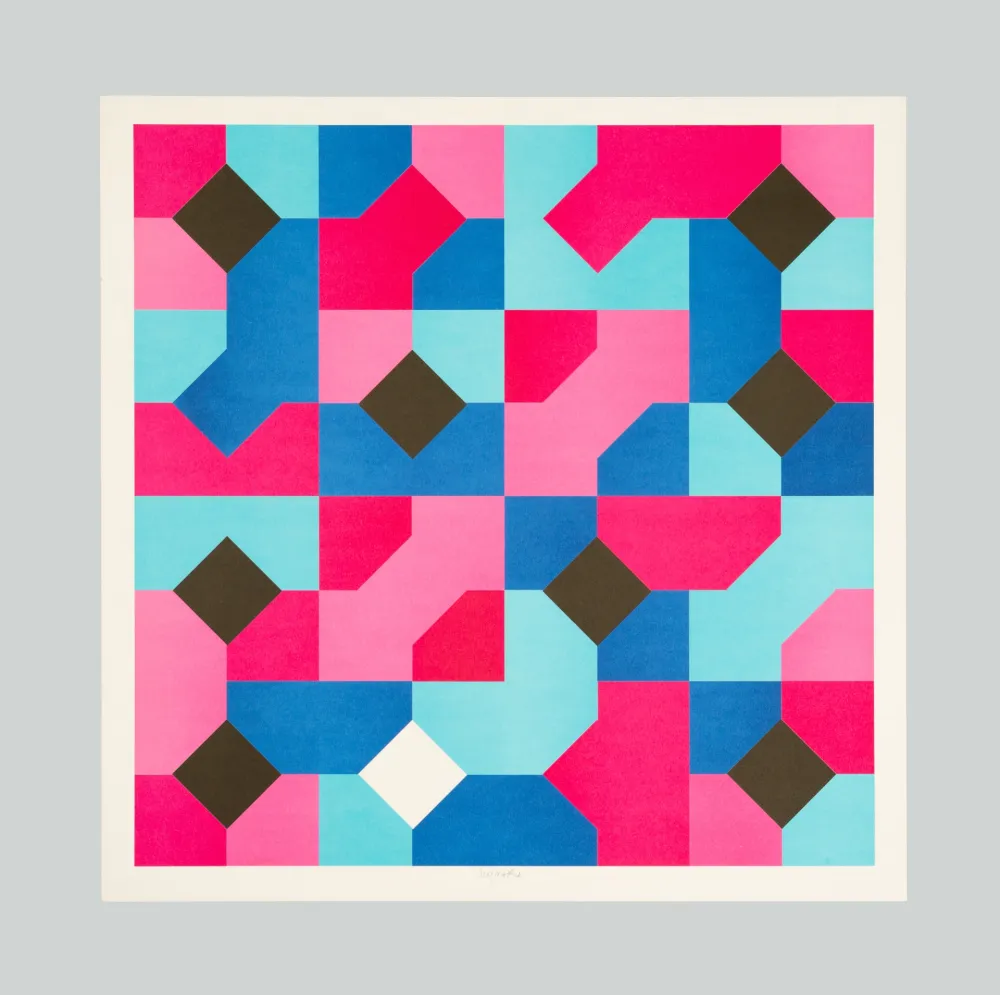 Lithografie Munari - Curve di Peano