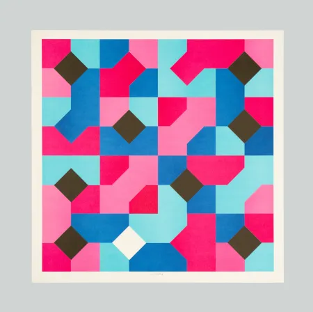 Lithografie Munari - Curve di Peano