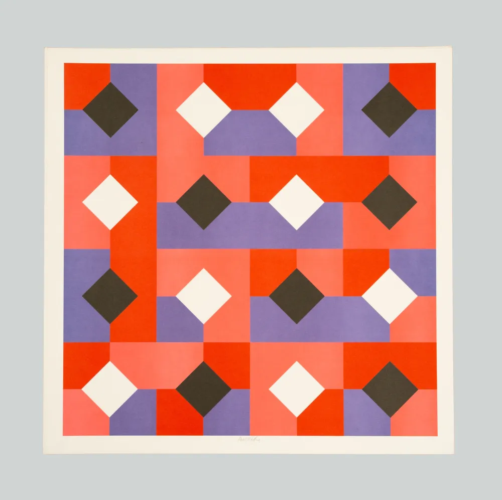 Lithografie Munari - Curve di Peano