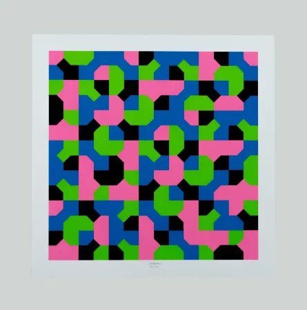 Zeefdruk Munari - Curve di Peano