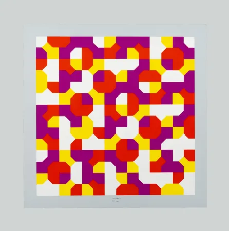 Zeefdruk Munari - Curve di Peano