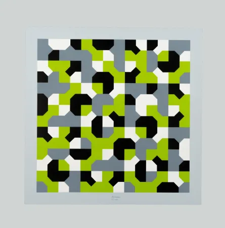 Zeefdruk Munari - Curve di Peano