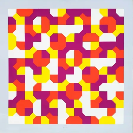 Zeefdruk Munari - Curve di Peano