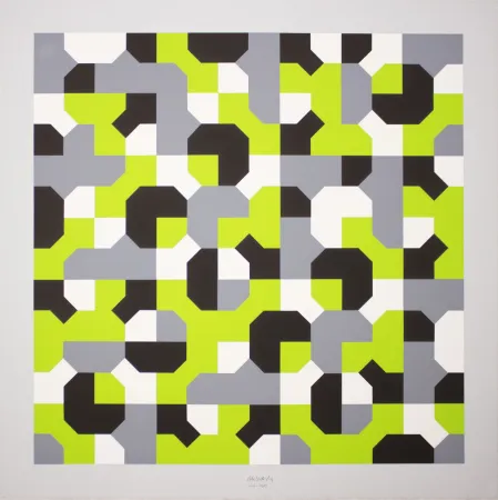 Zeefdruk Munari - Curve di Peano