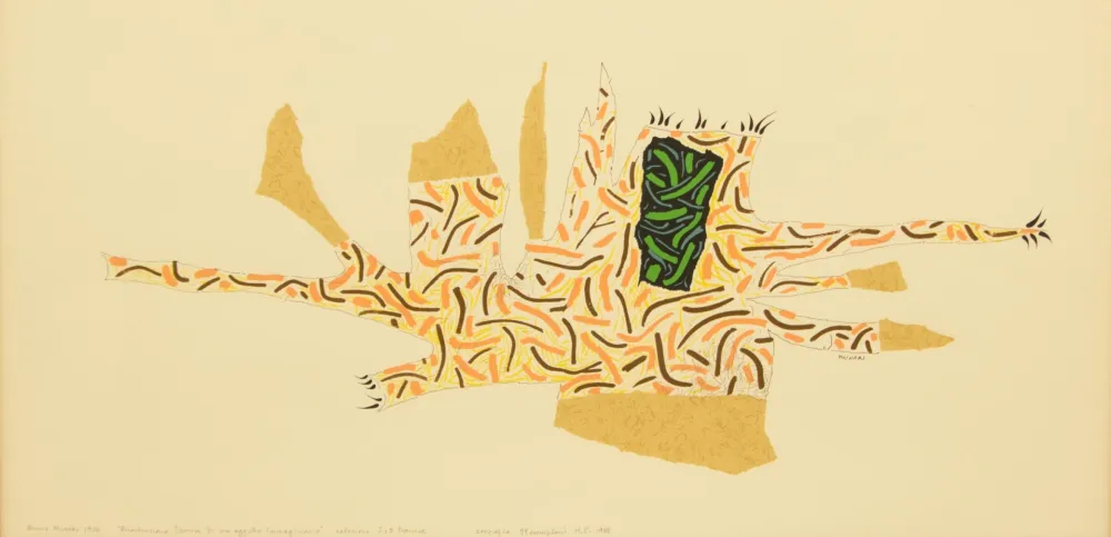 Zeefdruk Munari - RICOSTRUZIONE TEORICA DI UN OGGETTO IMMAGINARIO