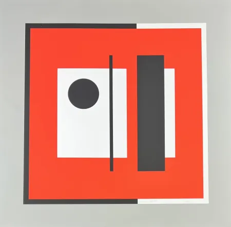 Zeefdruk Munari - Senza titolo