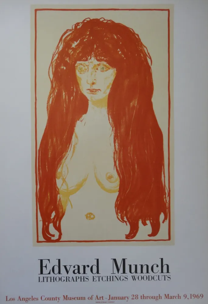 Geïllustreerd Boek Munch - Femme rousse