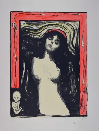 Lithografie Munch - La Madone / Madonna - 1895