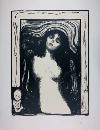 Lithografie Munch - LA MADONE / MADONNA - 1895