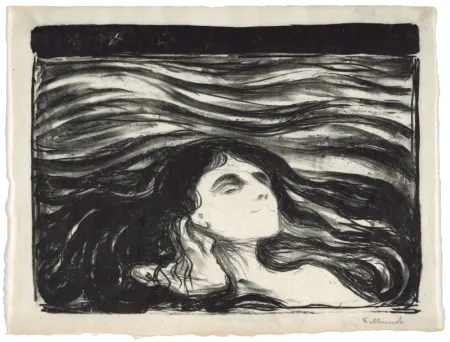 Lithografie Munch - On the waves of love