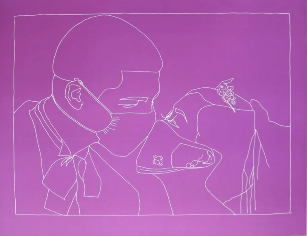 Lithografie Muntadas - Duo