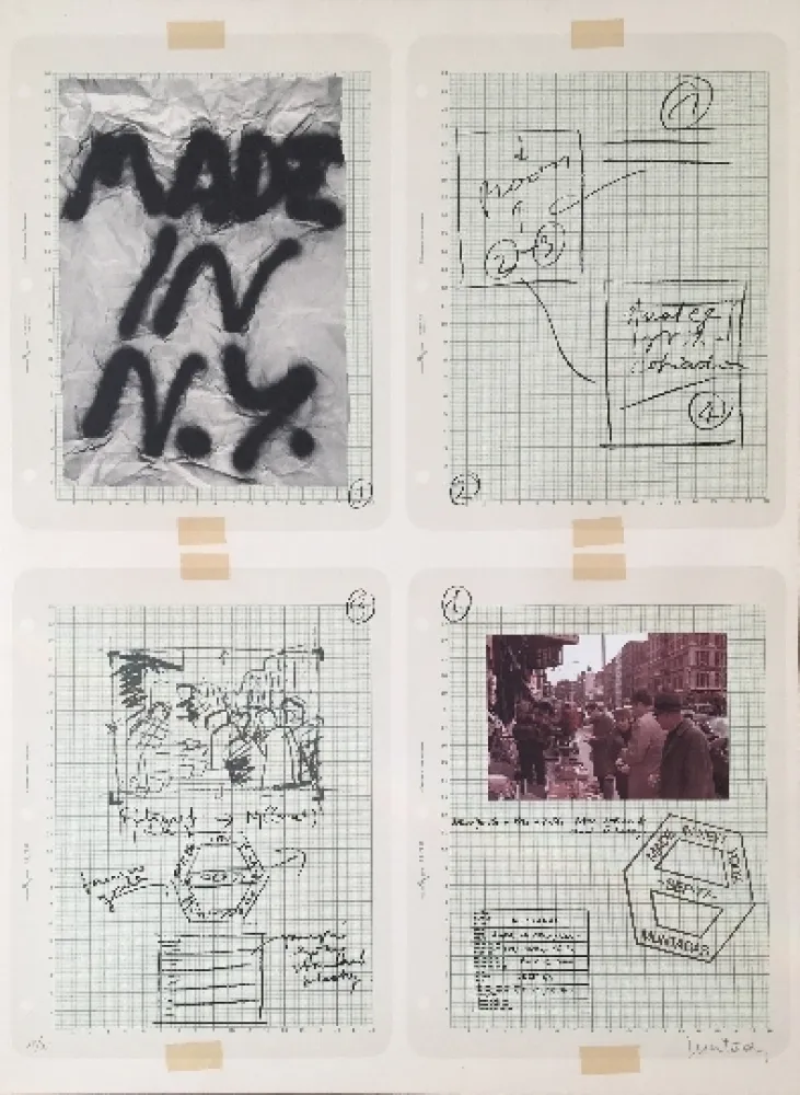 Lithografie Muntadas - Made in N.Y.