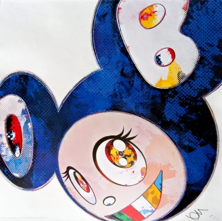 Lithografie Murakami - And Then x6 Blue
