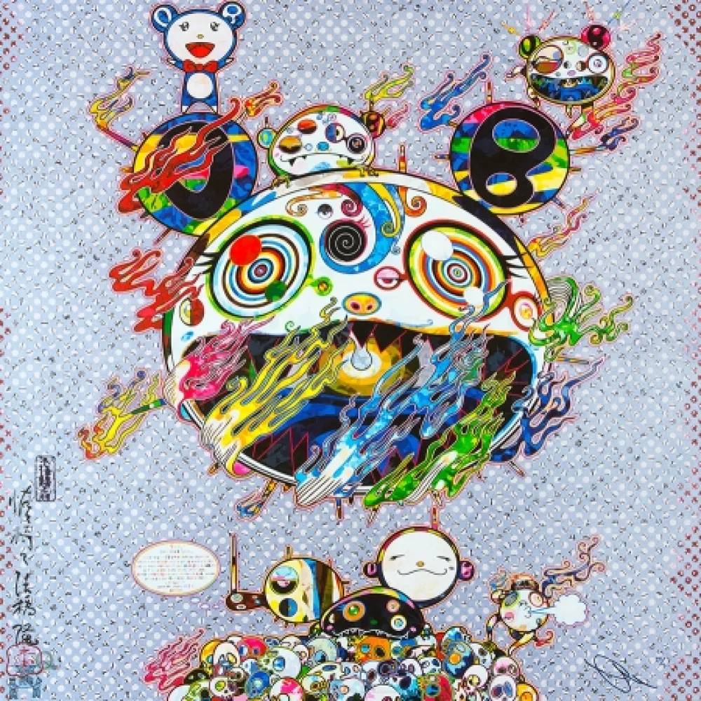Lithografie Murakami - Chaos