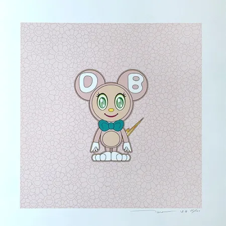 Lithografie Murakami - DOB 2020 Light Pink