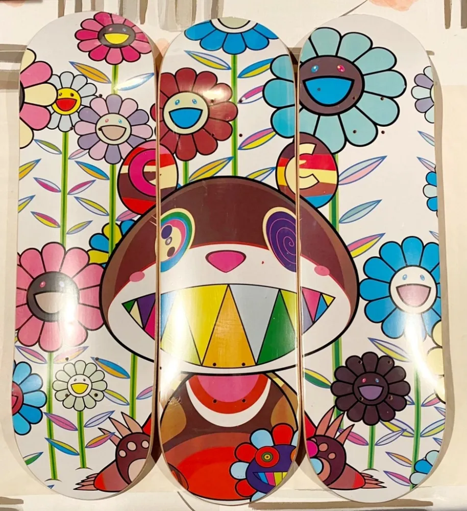 Zeefdruk Murakami - Eden Skateboard Deck (Set of 3)