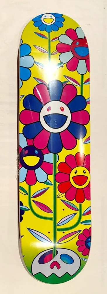 Zeefdruk Murakami - Flower Cluster Skate Deck