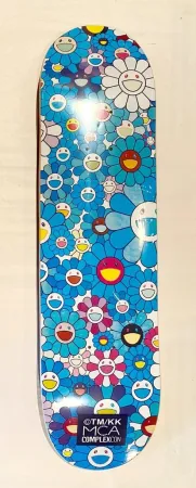 Zeefdruk Murakami - Flowers Skate Deck