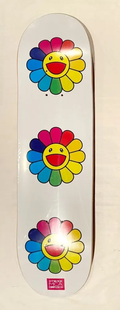 Zeefdruk Murakami - Flowers Skate Deck