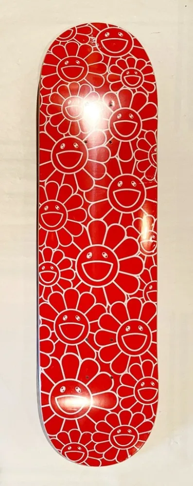Zeefdruk Murakami - Flowers Skate Deck