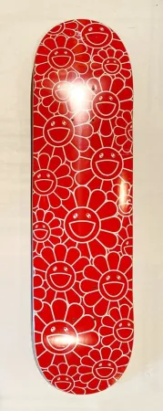 Zeefdruk Murakami - Flowers Skate Deck