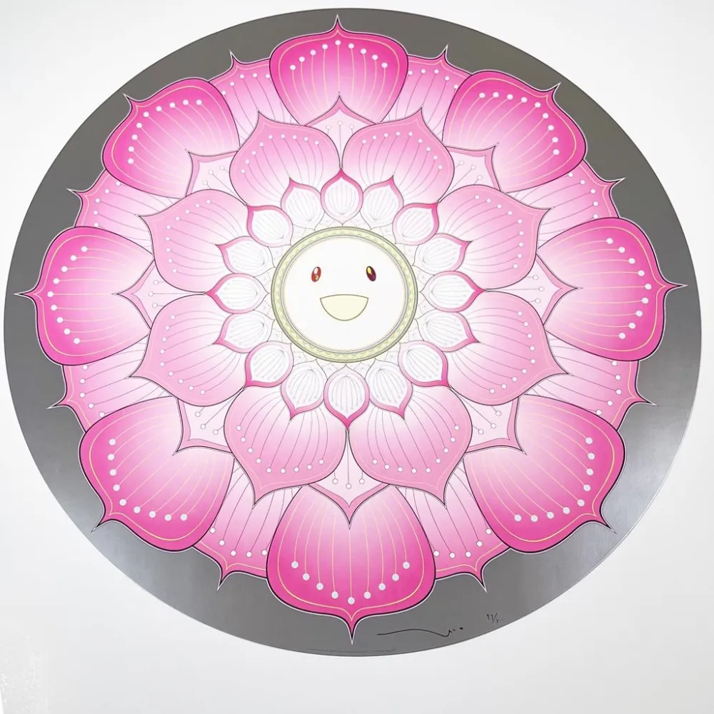 Lithografie Murakami - Lotus Flower (Pink)