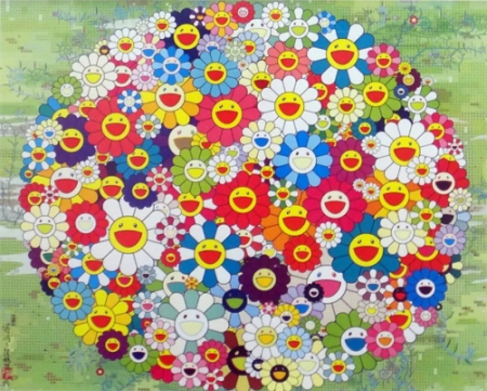 Lithografie Murakami - Open Your Hands Wide (Versailles)