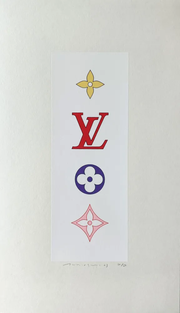 Zeefdruk Murakami - Superflat Colorful Monogram