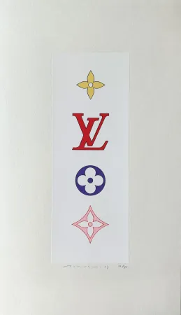 Zeefdruk Murakami - Superflat Colorful Monogram