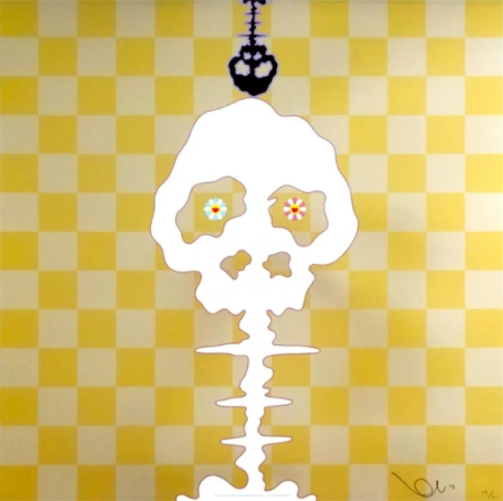 Lithografie Murakami - Time Bokan - Gold