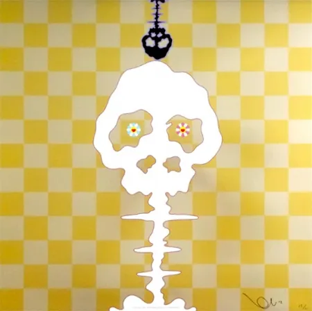 Lithografie Murakami - Time Bokan - Gold