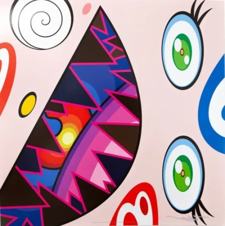 Lithografie Murakami - Untitled II from We Are the Square Jocular Clan,