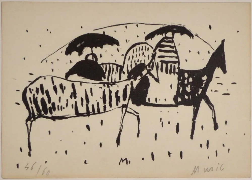 Lithografie Music - Cavallini