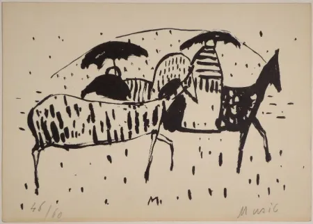 Lithografie Music - Cavallini