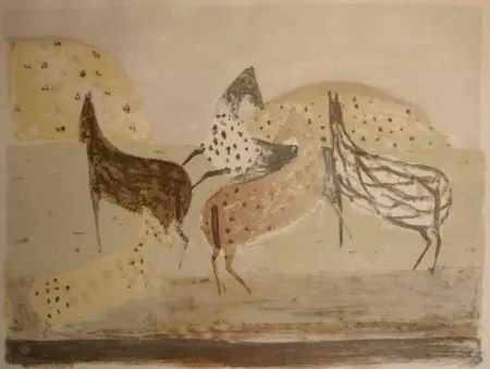 Lithografie Music - Cavallini